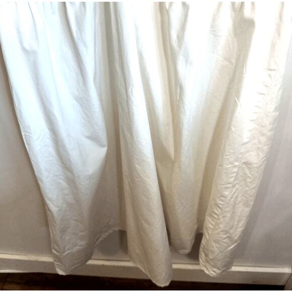 Madewell White Poplin Babydoll Dress‎ Womans size 4 Coquette crisp preppy sweet - Picture 8 of 12